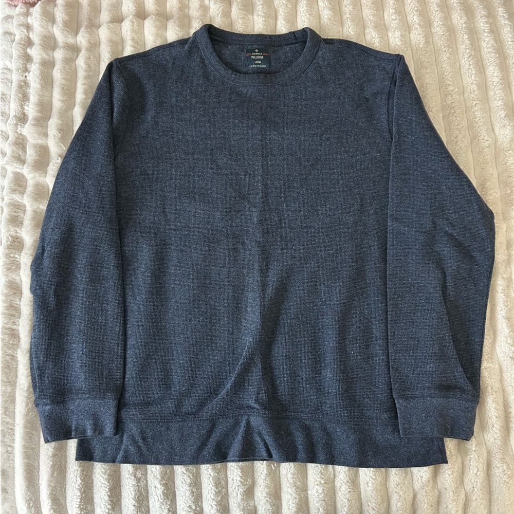 Men's Navy Blue Sweater Crewneck